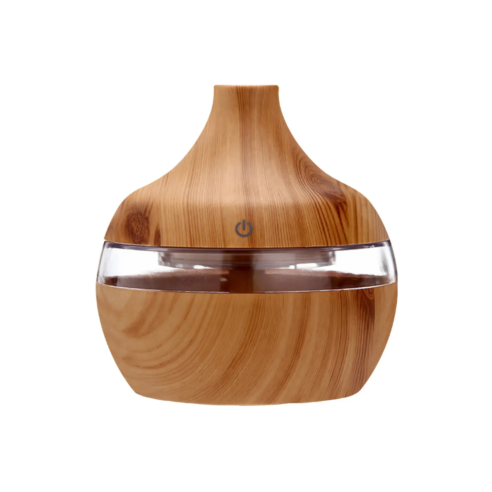 Groothandel 300Ml Usb Design Elektrisch Bureau Aroma Diffuser Nevel Houtnerf Olie Aromatherapie Led Licht Luchtbevochtiger Voor Thuis Auto