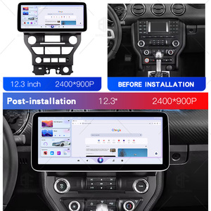 Lecteur multimédia de voiture à écran tactile complet <span class=keywords><strong>8</strong></span> cœurs DSP Carplay 12,3 pouces, autoradio Android pour <span class=keywords><strong>Ford</strong></span> <span class=keywords><strong>Mustang</strong></span> 2015-2020, navigation GPS - Product Image 6