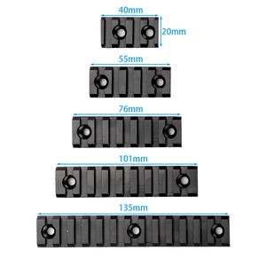 Kit universel de montage de lunette tactique en alliage d'aluminium à 4/5/7/9/13 emplacements, 20 mm, pour la chasse et les activités de plein air - Product Image 5