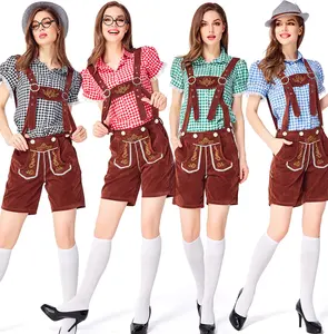 wholesale Germany Carnival Woman Oktoberfest Beer Girl Fancy Dress Costume