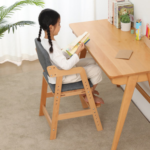 Chaise haute pour bébé pliable en bois massif, écologique, logo personnalisé, design moderne pour hôtel et salle de sport, taille personnalisée, emballage en carton - Product Image 3