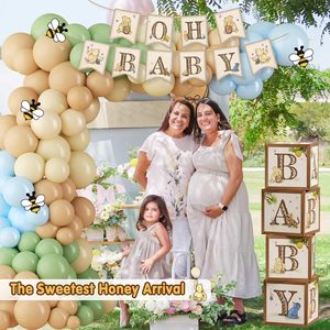 Decorazioni Classiche <span class=keywords><strong>Winnie</strong></span> <span class=keywords><strong>the</strong></span> <span class=keywords><strong>Pooh</strong></span> per Baby Shower, Arco di Palloncini Neutri, Striscione, Tovaglia, Cappello per Cupcake, per Bambino o Bambina - Product Image 6