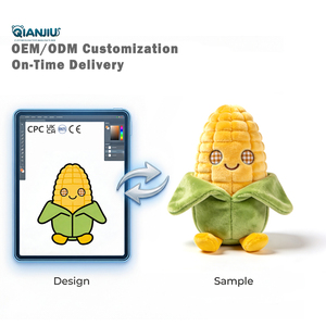 Juguete de Peluche de Maíz Personalizado, Divertido, Ecológico, Suave, con Forma de Vegetales, Venta al por Mayor - Product Image 1