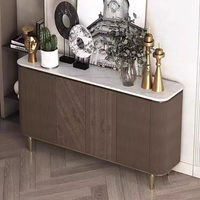 Meuble de rangement moderne en marbre de luxe léger, haut de gamme, pour chambre à coucher, entrée, salon, grande capacité, écologique
