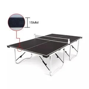 Family Outdoor Training Equipment Portable Foldable Table With Net And Posts Regulation Height Tennis Table For Indoor Games