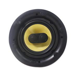Système audio <span class=keywords><strong>Dante</strong></span> DSP, haut-parleur coaxial <span class=keywords><strong>de</strong></span> plafond à double tweeter sans bordure <span class=keywords><strong>de</strong></span> 6 pouces, 2 voies, avec alimentation PoE 50W - Product Image 4