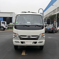Camion de collecte des déchets compacteur 5,8 m³ 4x2 à transmission manuelle, conception hermétique, véhicule d'élimination des déchets municipaux