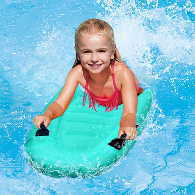 Pool Inflatable Bodyboards Swimming Float Kickboard Learning Bodyboards Children Surfboard Outdoor Inflatable Surf Body Board For Beach Float Kids Water Slip