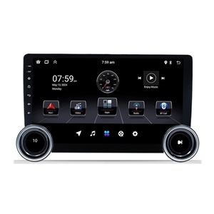 Universal 10.1 Inch Android Player Dual Knobs Multimedia <b>System</b> 4+64G Car <b>Stereo</b> Carplay WIFI GPS Navigation - Product Image 1