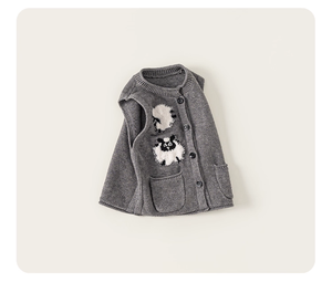 Chine V-Times automne nouveau décontracté garçons tricoté <span class=keywords><strong>gilet</strong></span> filles à la mode <span class=keywords><strong>gilet</strong></span> pour printemps automne à la mode enfants pull vêtements - Product Image 2