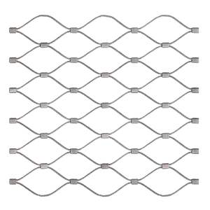 <span class=keywords><strong>Filet</strong></span> en acier inoxydable tissé 316, vente chaude, fabrication en usine, câble métallique flexible 316 pour barrière de zoo - Product Image 1