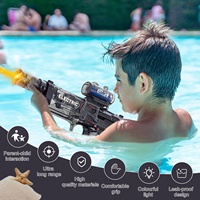 Nouveau Pistolet Jouet Électrique Puissant de Défense pour Garçons 2024, en Plastique Robuste, Pistolet à Eau Électrique de Tir, Pistolet à Eau Chinois