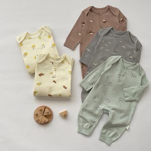 Custom Kids Outfits Toddler Clothing Set <span class=keywords><strong>Baby</strong></span> Rompers Pijama Set <span class=keywords><strong>Baby</strong></span> Cotton Clothes para meninos e meninas - Product Image 2