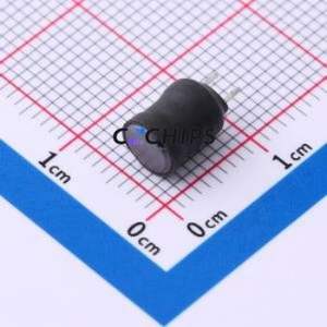 Inductor de Anillo de Color CKPK0506-100uH/K-U2.3 / Inductor de Montaje Superficial (THT), Componente de Montaje Superficial, D6.5xL7.8mm 100uH 10% 500mA 1Ohm - Product Image 1