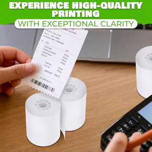 Papier de caisse enregistreuse de haute qualité 57X40mm 80X80mm monocouche 100% rouleau de papier thermique en pâte de bois pour imprimante thermique - Product Image 4