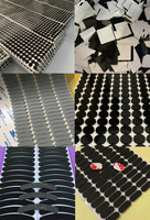 Joint d'étanchéité rond plat personnalisé en caoutchouc (CR, NBR, EPDM, Silicone) et mousse auto-adhésive 3M