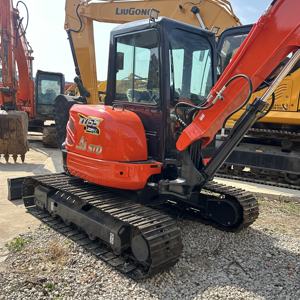 Excavatrice sur chenilles Kubota d'occasion de grande marque Excavatrice seconde main originale Kubota KX155 en bon état - Product Image 5