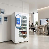 Mueble de Almacenamiento Inteligente para Oficina y Escuela, con Doble Puerta y 33 Cajones con Cerradura, para Suministros Administrativos y de Protección Laboral