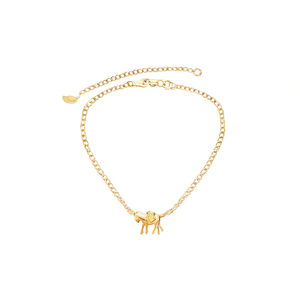 Bracelet Chaîne Tendance Plaqué Or Acier Inoxydable 316L avec Breloque Cheval – Bijou Durable et Résistant pour Femme - Product Image 2