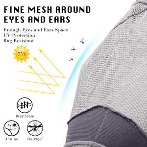 <span class=keywords><strong>Masque</strong></span> <span class=keywords><strong>anti</strong></span>-mouches pour <span class=keywords><strong>cheval</strong></span>, <span class=keywords><strong>anti</strong></span>-<span class=keywords><strong>UV</strong></span>, <span class=keywords><strong>anti</strong></span>-moustiques, protection des oreilles, demi-visage, maille en polyester, taille et couleur personnalisables - Product Image 2