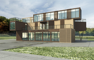 オフィススタイルモジュラーコンテナハウス多機能オフィスフレキシブルゾーニング - Product Image 6