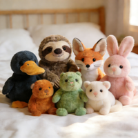 Peluche réaliste de platypus à prix abordable, vente en gros, peluche réaliste de paresseux très populaire, peluche réaliste de lapin de haute qualité