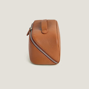 Bolsa de Cosméticos de Cuero Personalizada, Estuche de <span class=keywords><strong>Maquillaje</strong></span> para Mujer, Etiqueta Privada, Organizador de Viaje, Bolsa con Asa, Fabricante OEM ODM - Product Image 3