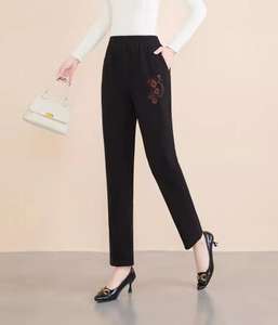 <span class=keywords><strong>Pantalon</strong></span> maman femmes d'âge moyen et âgées, <span class=keywords><strong>pantalon</strong></span> <span class=keywords><strong>en</strong></span> <span class=keywords><strong>velours</strong></span> automne et hiver, <span class=keywords><strong>pantalon</strong></span> surdimensionné ample grand-mère - Product Image 3