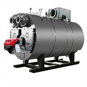 Chaudière à eau chaude automatique à double combustible (gaz naturel/diesel/électricité) à haute efficacité énergétique avec surveillance à distance - Product Image 3