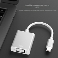 Kabel Adaptor Tipe-C ke VGA dengan Definisi Tinggi 4K untuk Monitor PC