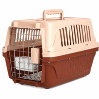 Caisse de transport pour animaux de compagnie, boîte de transport rigide pour chiens et chats approuvée par les compagnies aériennes, vente en gros