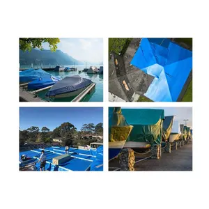 Factory Serving 65Gsm 180Gsm Polyethylene Fish Tank Cover Tarpaulin