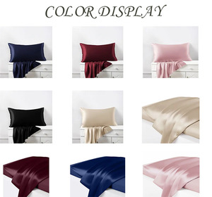 Custom 22mm 100% Pure Mulberry Silk Funda <span class=keywords><strong>De</strong></span> Almohada Oeko-tex Certified Charmeuse Funda <span class=keywords><strong>de</strong></span> cojín <span class=keywords><strong>de</strong></span> seda - Product Image 6