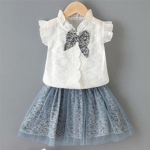 Prix de vente, étiquette personnalisée, vêtements pour enfants de haute qualité, manches courtes + shorts, ensembles rayés pour bébés filles, ensembles de vêtements pour enfants - Product Image 6