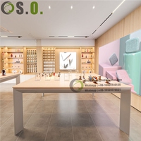 Boutique de téléphonie mobile insert mural vitrine flottant Apple store accessoires coque de téléphone présentoirs