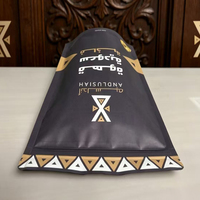 Sacs refermables mats personnalisés avec logo pour le stockage et l'emballage en gros de grains de café, d'épices et d'aliments secs