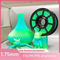 YOSOO PETG Filamen Printer 3D Pelangi Gradien Bahan Cetak FDM Iridescent Kompatibel dengan Model AMS