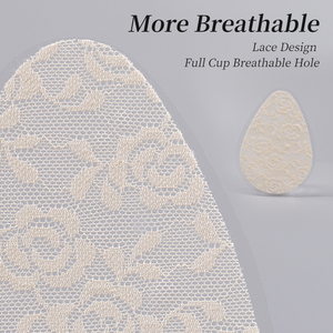 XR082 femmes dissimuler les mamelons forme d'eau larme Push up seins lavable Reusa mamelon couverture avec feuille de rangement une pièce - Product Image 2