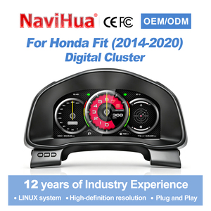 NaviHua pour Honda Fit 2014-2020 : Écran LCD intelligent pour voiture, jauge de compteur automatique, cockpit virtuel, tachymètre, écran fantôme – Nouvelle Arrivée - Product Image 1