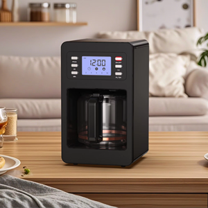 Nuevo diseño, máquina de café de <span class=keywords><strong>12</strong></span> <span class=keywords><strong>tazas</strong></span> para mantener el calor, <span class=keywords><strong>cafetera</strong></span> de goteo para uso doméstico - Product Image 1