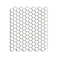 Carreaux de porcelaine émaillée d'hôtel de luxe-23x26mm effet marbre blanc antidérapant et ISO9001 pour salle de bain/mur