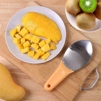 Fabrieksdirect, populaire mango-schilmes, keukenaccessoires, mangosnijder, -schiller, -ontpitter, fruitverwijderaar, schilmes