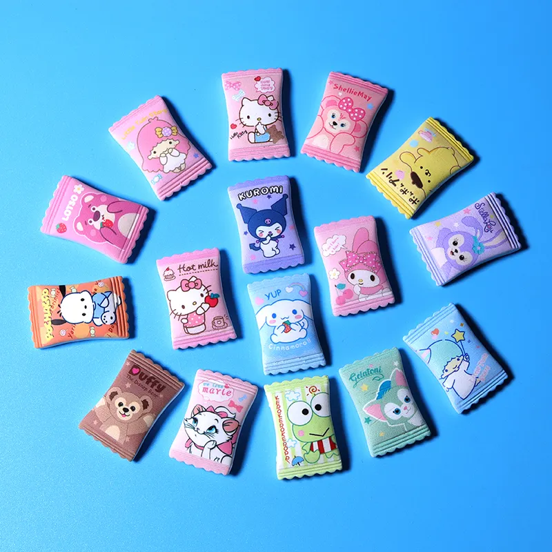 Professional Manufacturer Resin Handmade Accessories Funny Candy Resin Charms Jewelry Making