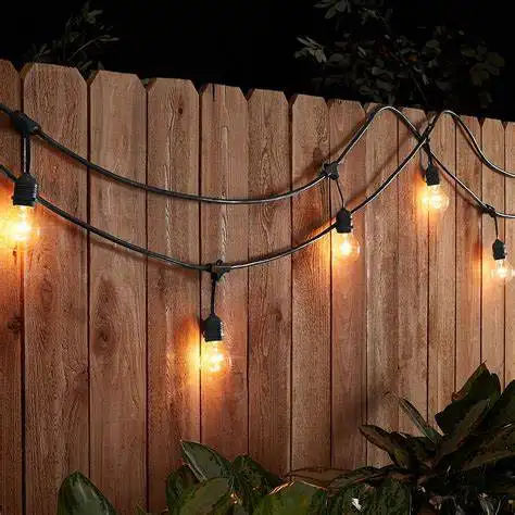 US waterproof outdoor led string light with S14 1w 2w bulbs