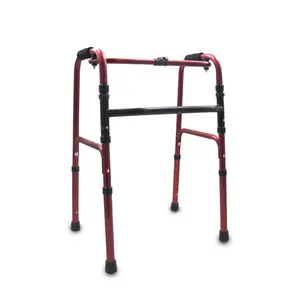 Andador ortopédico de aluminio para adultos, andador plegable ligero para ancianos