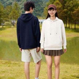 Sudadera con Capucha de la Más Alta Calidad, 2 Piezas, 400 Gsm, Algodón Oscuro/Poliéster, Impresión Puff, Logotipo de Goma, Antiarrugas, Impresión Serigrafiada, Sudadera Personalizada de Estilo Urbano - Product Image 4