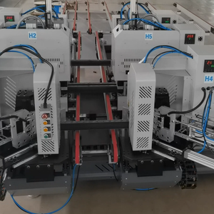 Machine de soudage sans soudure pour coins de fenêtres <span class=keywords><strong>PVC</strong></span>, fabricant de machines à 6 têtes pour profilés UPVC avec certification CE - Product Image 6