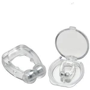 Anti-Schnarch-Geräte Silikon-Nasen clip Kreative Schlafmittel Entlasten Sie das magnetische Anti-Schnarch-Gerät für die Schlaf hilfe
