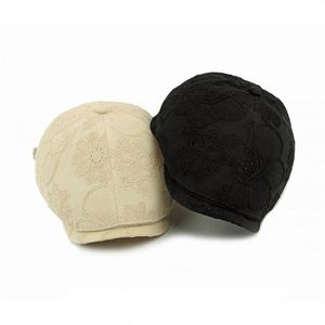 Nouvelle Arrivée 2025 Printemps-Été – Chapeau Casquette Jacquard en Dentelle Florale pour Femme, Style Rétro Littéraire Tendance Décontracté et Respirant - Product Image 3