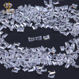 Verkauf CZ Steine kleine Größe weiß Synthetisch 5A Zirkon Kubik konisch Baguette Kubik Zirkonia Perlen - Product Image 5